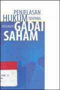 Penjelasan Hukum Tentang Eksekusi Gadai Saham