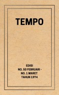 TEMPO Edisi No. 50 Februari - No. 1 Maret Tahun 1974