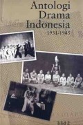 Antologi Drama Indonesia Jilid 2 1931-1945
