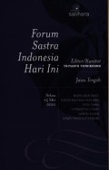 Forum Sastra Indonesia Hari Ini: Jawa Tengah