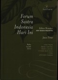Forum Sastra Indonesia Hari Ini: Jawa Timur