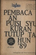Pembacaan Puisi Syukuran Tutup Tahun '89