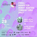 Final Kompetisi Debat Sastra Tingkat SMA 2022