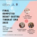 Final Kompetisi Debat Sastra Tingkat SMA 2023