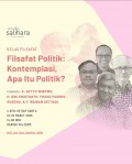 Kelas Filsafat: Filsafat Politik; Kontemplasi, Apa Itu Politik?