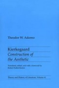 Kierkegaard Construction Of The Aesthetic