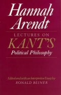 Lectures on Kant's