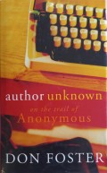 Author unknown : on the trail of anonymous