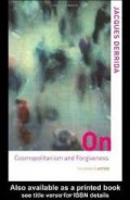 On Cosmopolitanism on Forgiveness