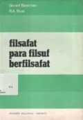 Filsafat Para Filsuf Berfilsafat