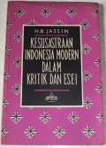 Kesusastraan Indonesia Modern dalam Kritik dan Esai IV