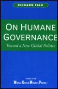 On Human Governance : Toward A New Global Politics