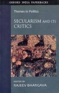 Secularism And Its Critics