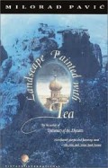 Landscape painted with tea