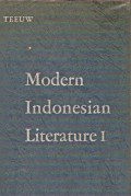 Modern Indonesian Literature I